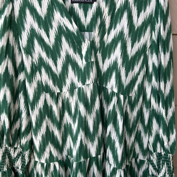 Tuckernuck Pomander Place Ikat Kenzo Tiered Babydoll Dress Bohemian Festival L - Picture 8 of 12